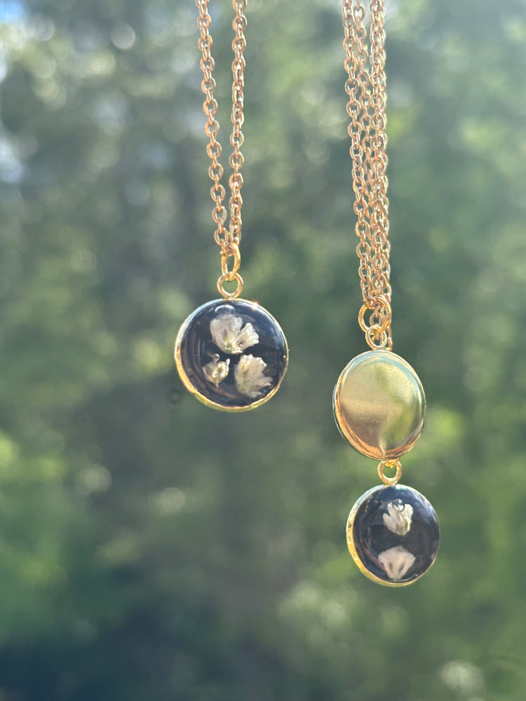 Baby's breath necklace