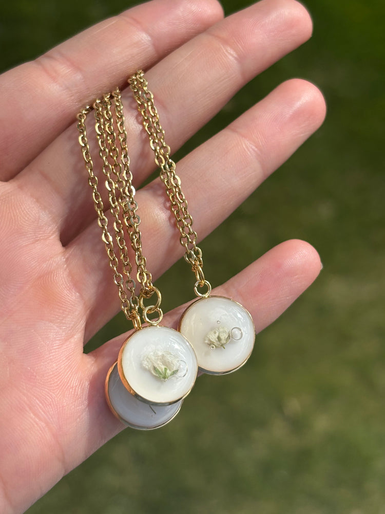 Baby's Breath necklace