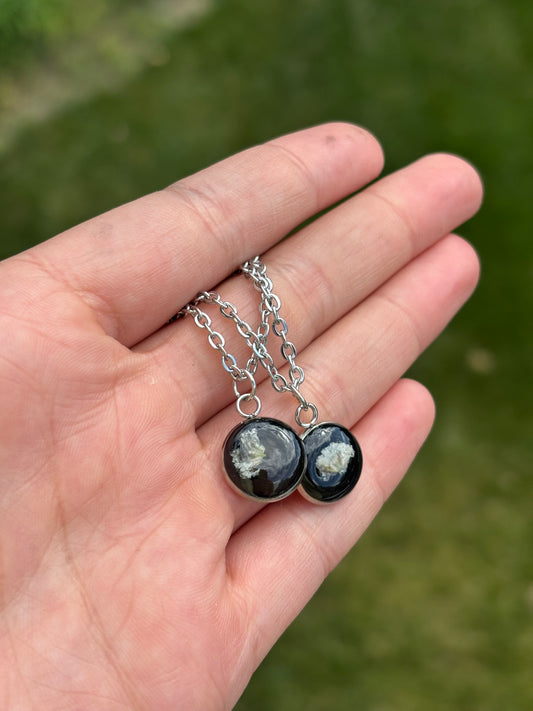 Baby's breath necklace