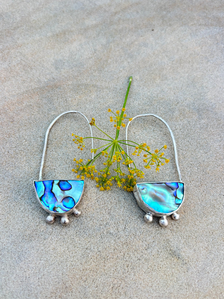 Abalone earrings