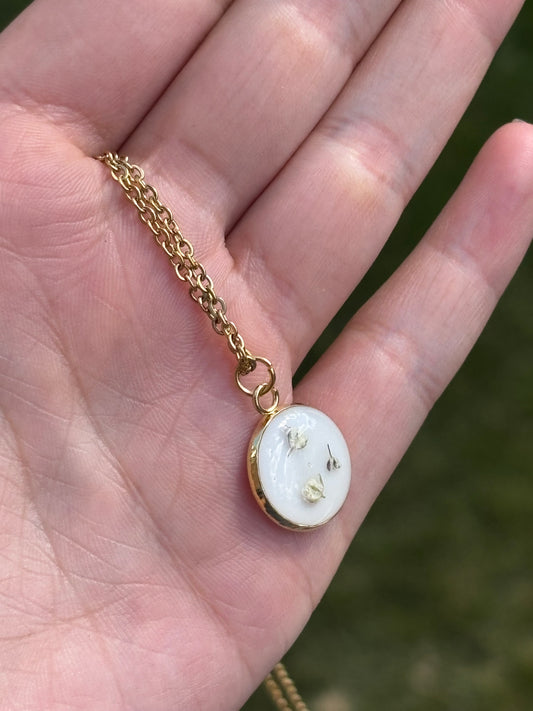 Baby's Breath necklace