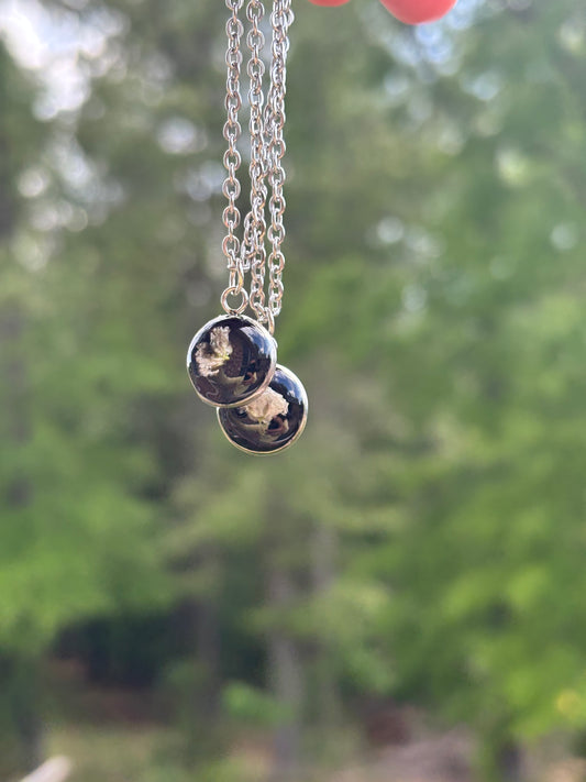 Baby's breath necklace