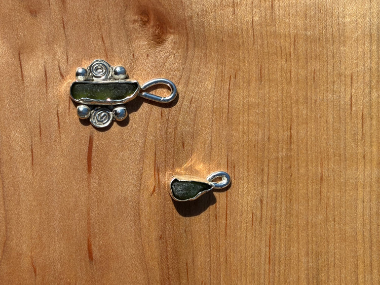 Plain sea glass Necklace