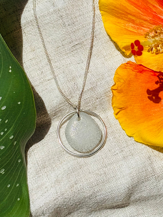 One-of-a-kind Sea glass necklace