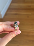 Sterling silver Seaglass ring