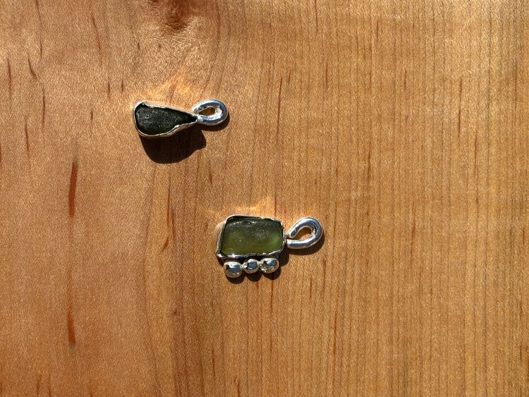 Plain sea glass Necklace