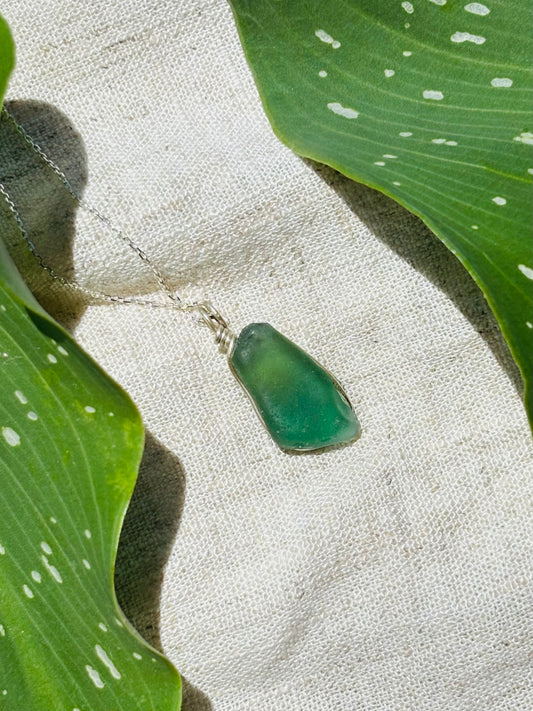 One-of-a-kind Sea glass necklace