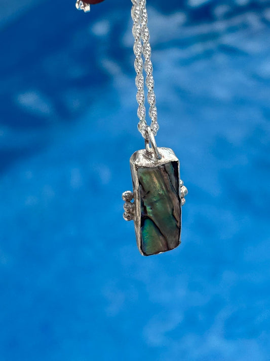 Abalone shell necklace