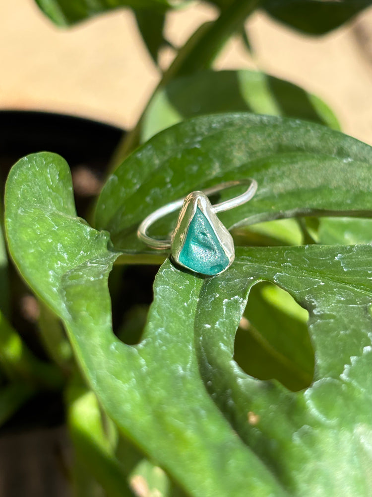 Real Seaglass ring