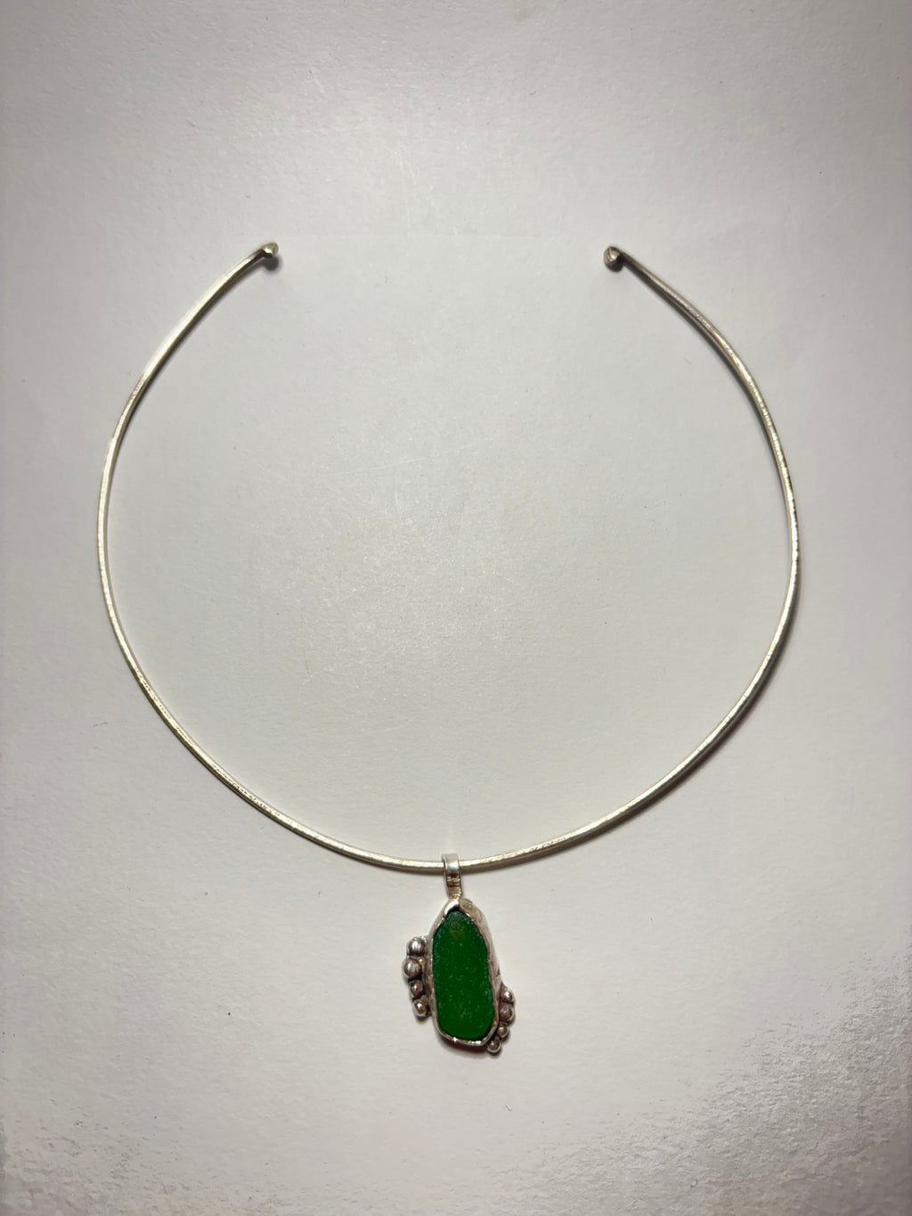 One-of-a-kind Sea glass necklace and pendant