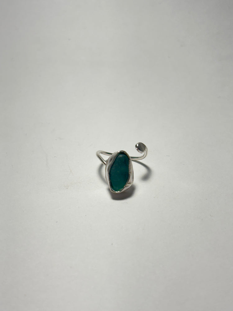 One-of-a-kind Sea glass ring
