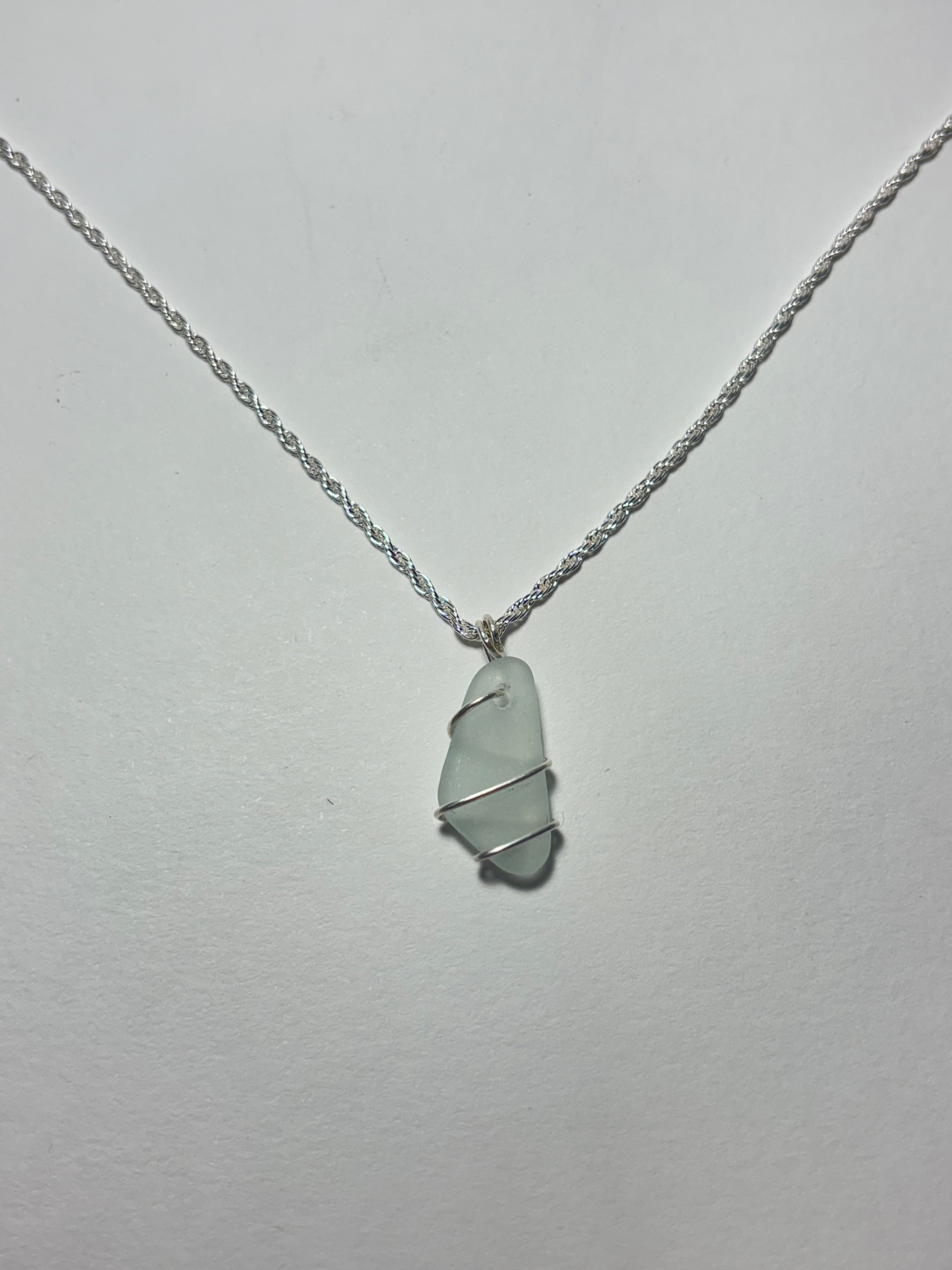 One-of-a-kind Sea glass necklace