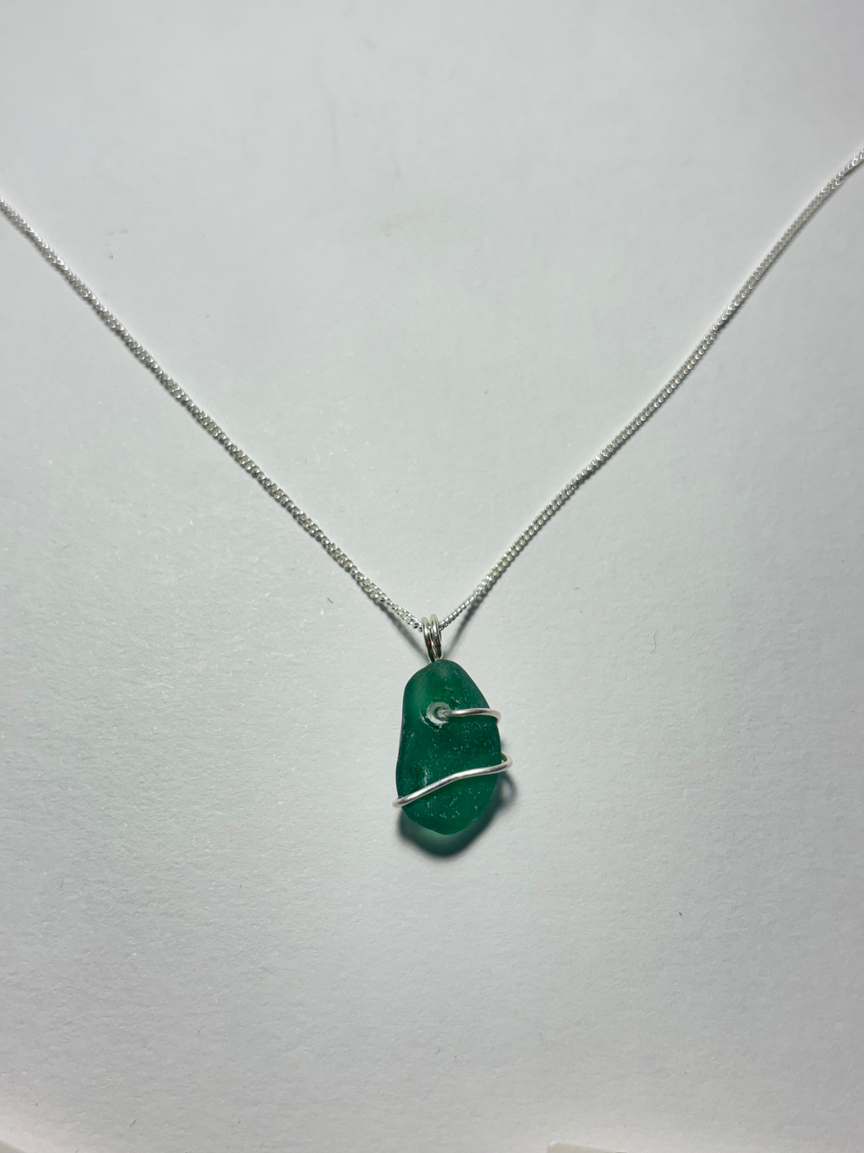 One-of-a-kind Sea glass necklace