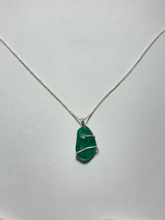 One-of-a-kind Sea glass necklace