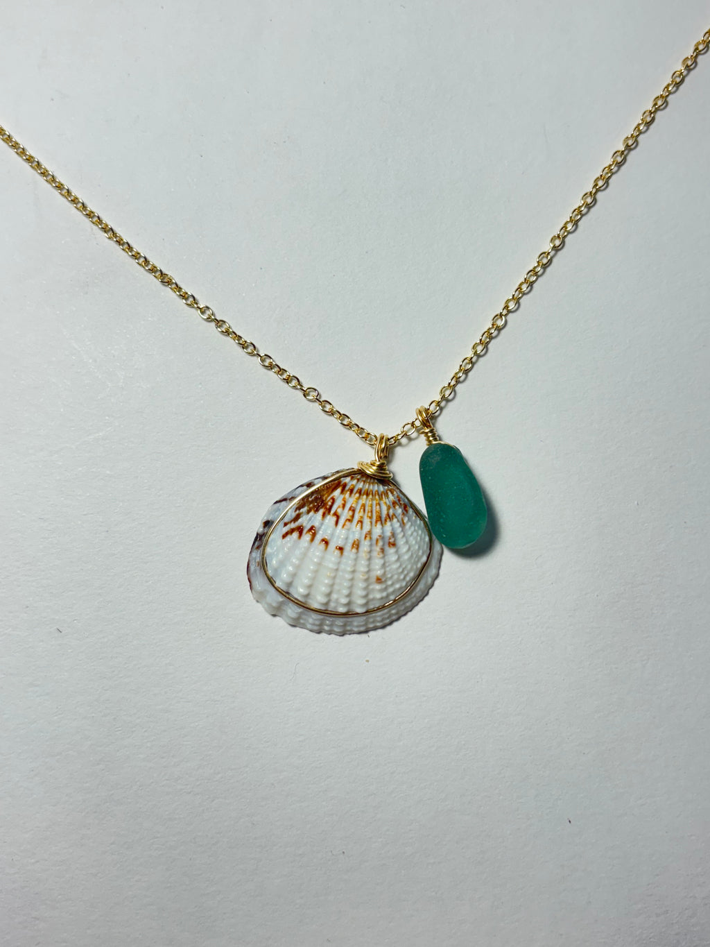 One-of-a-kind Sea glass necklace