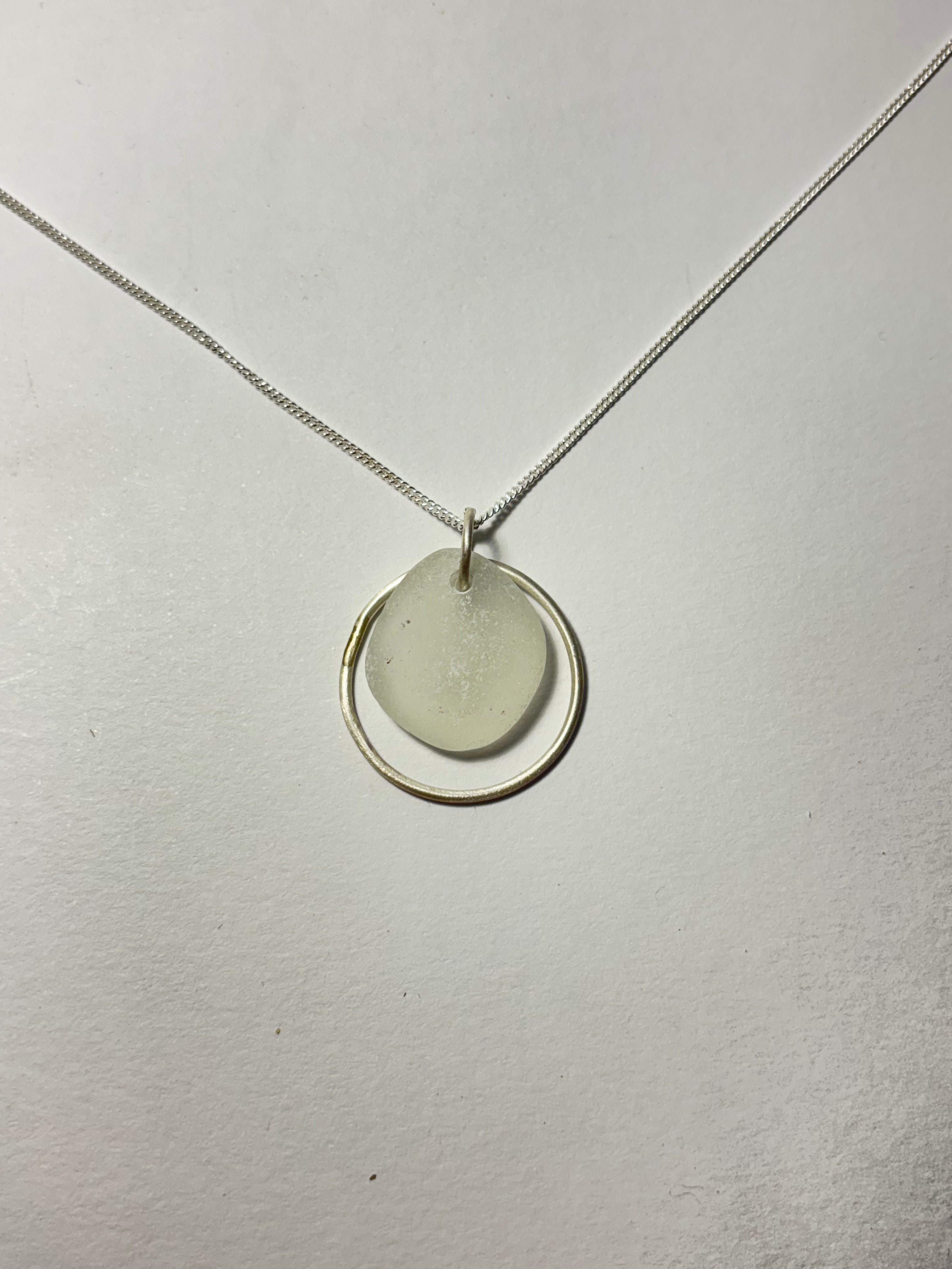 One-of-a-kind Sea glass necklace