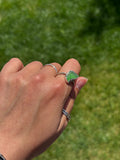 One-of-a-kind sea glass ring