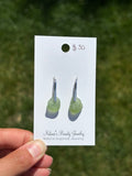 Sterling silver sea glass earrings