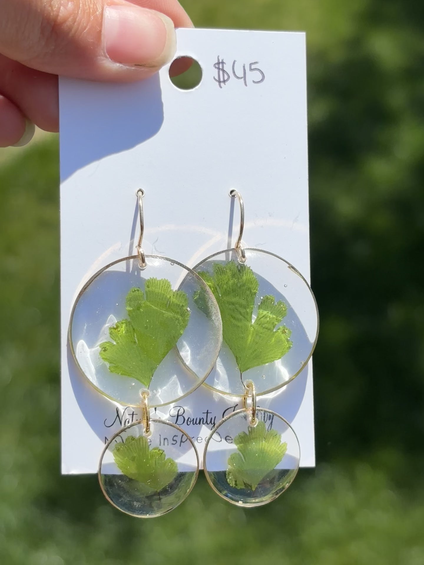Pressed Floral earrings