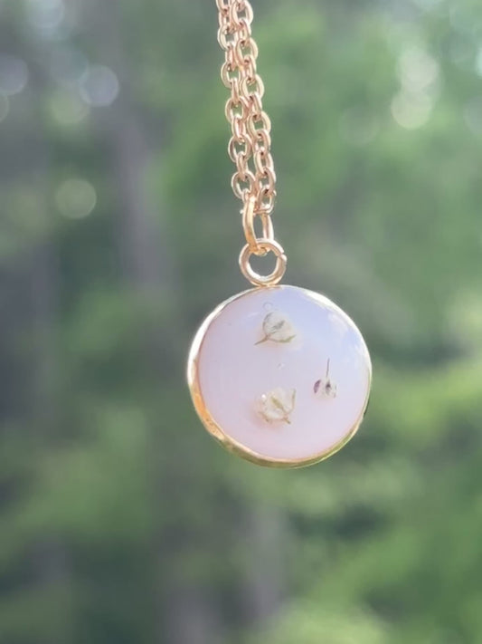 Baby's Breath necklace