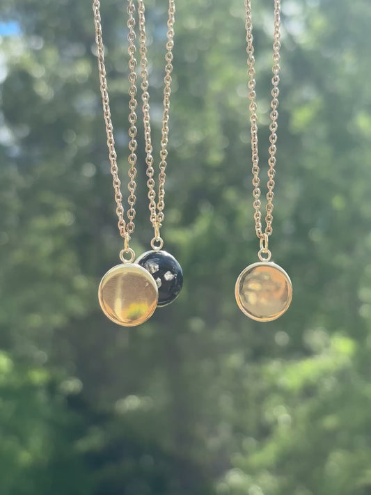 Baby's breath necklace