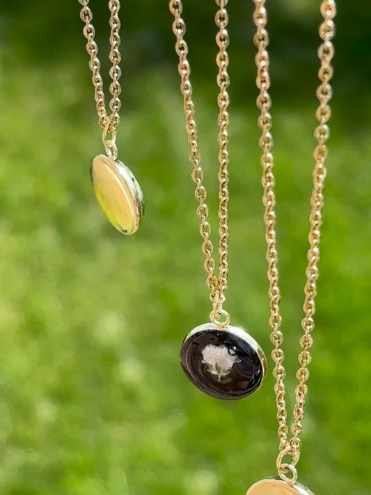 Baby's breath necklace
