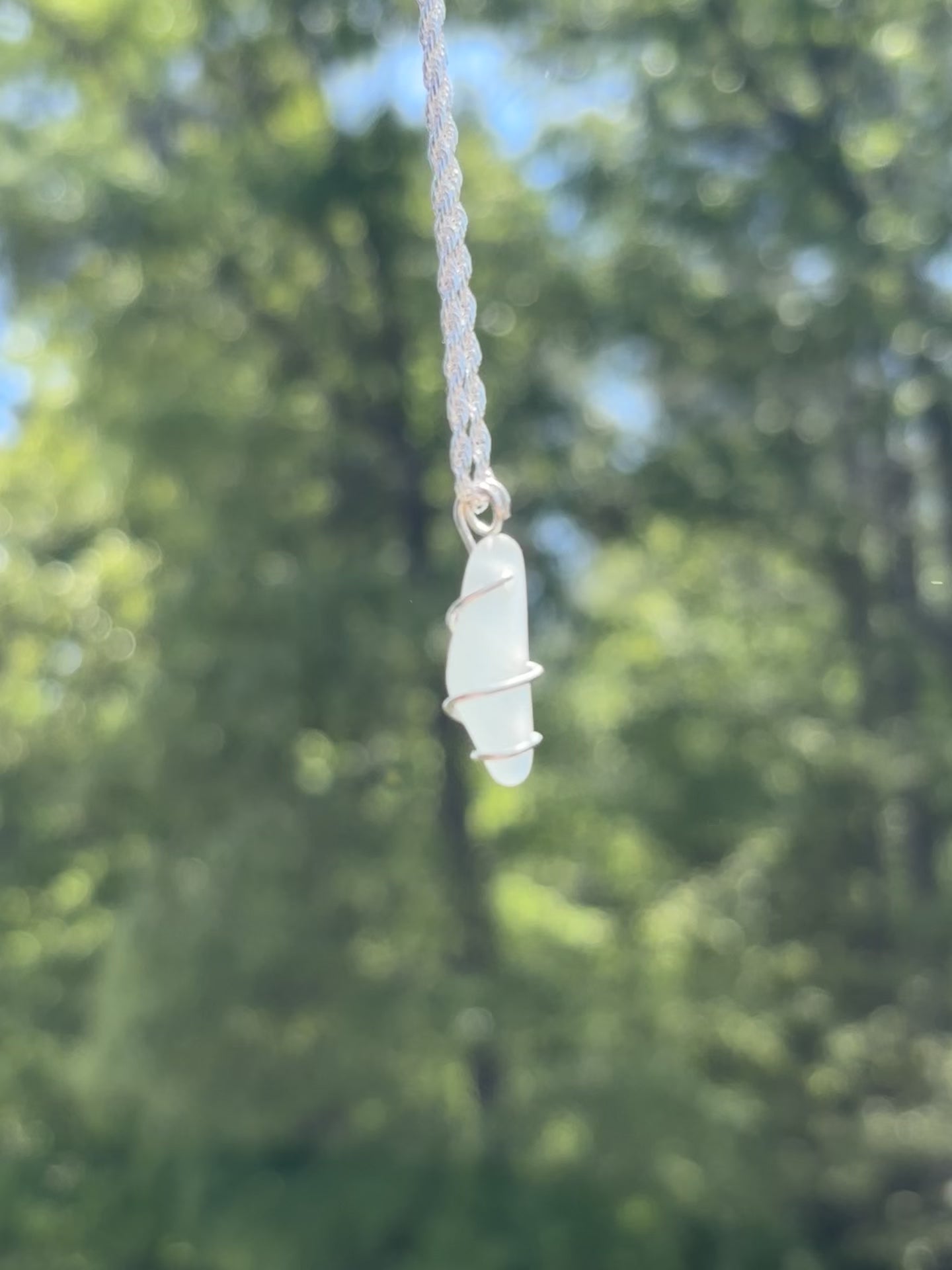 One-of-a-kind Sea glass necklace
