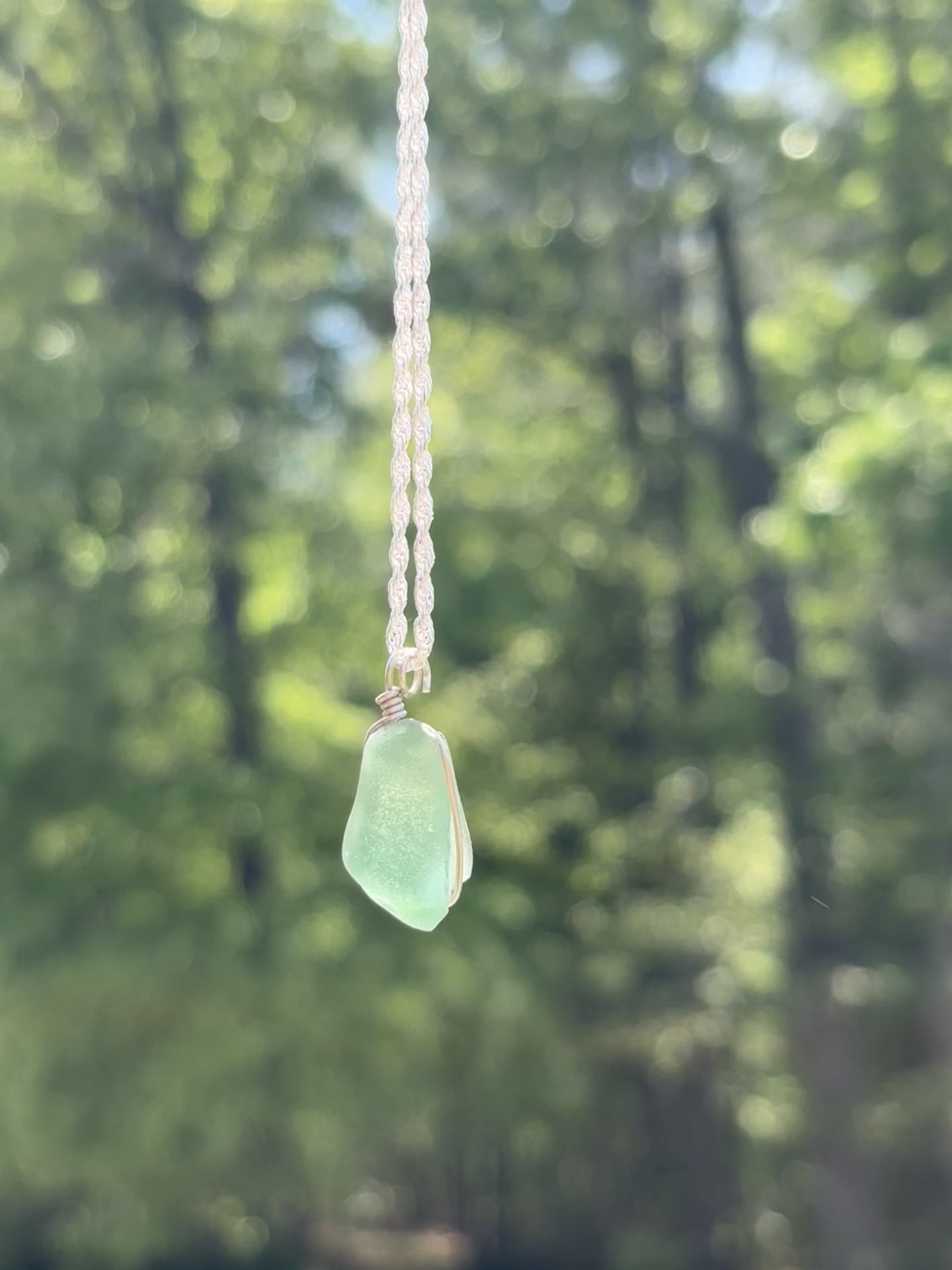 One-of-a-kind Sea glass necklace